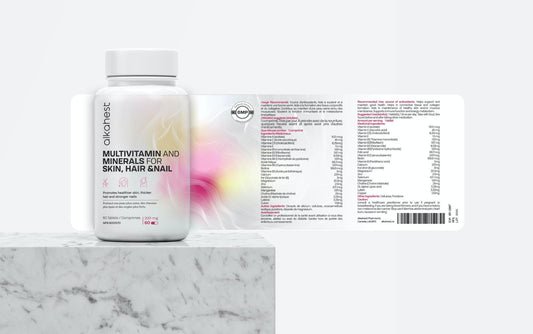 Multivitamins + Minerals for Skin, Hair, and Nail